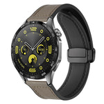 xDfind Crazy Horse Pattern Silicone Skin Magnetic Buckle Watch Band, 18mm, 20mm, 22mm