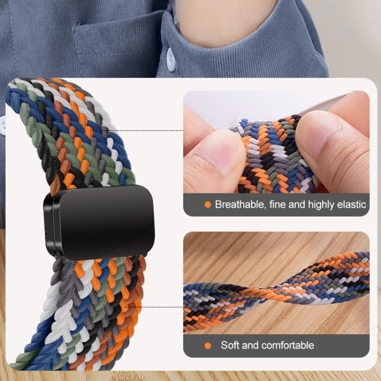 xDfind Magnetic Buckle Nylon Braid Loop Watch Band, For Xiaomi Band 9 Pro/8 Pro/Redmi Watch6/5/4