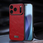 SULADA Shockproof TPU Hybrid Handmade Leather Phone Case, For iPhone 17 Pro Max, For iPhone 17 Pro, For iPhone 17, For iPhone Air