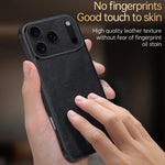 SULADA Shockproof TPU Hybrid Handmade Leather Phone Case, For iPhone 17 Pro Max, For iPhone 17 Pro, For iPhone 17, For iPhone Air