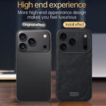 SULADA Shockproof TPU Hybrid Handmade Leather Phone Case, For iPhone 17 Pro Max, For iPhone 17 Pro, For iPhone 17, For iPhone Air