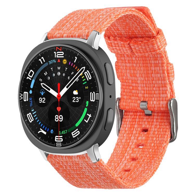 xDfind Nylon Canvas Watch Band, For Samsung Galaxy Watch Ultra / Ultra 2025, For Samsung Galaxy Watch8 / 8 Classic, For Samsung Galaxy Watch 7 / 6 / 5 / FE, For Samsung Galaxy Fit3
