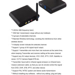 Measy AV530 5.8GHz Wireless Audio / Video Transmitter and Receiver, Distance: 300m, AV530 Black