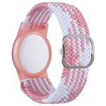 xDfind Adjustable Nylon Braided Watch Band Style Anti-lost Tracker Protective Cover, For AirTag 2nd Gen / AirTag 1st Gen