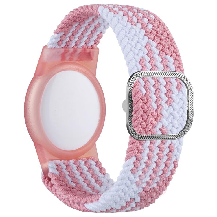 xDfind Adjustable Nylon Braided Watch Band Style Anti-lost Tracker Protective Cover, For AirTag 2nd Gen / AirTag 1st Gen