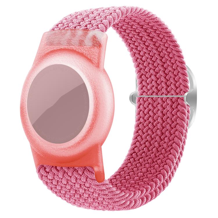 xDfind Adjustable Nylon Braided Watch Band Style Anti-lost Tracker Protective Cover, For AirTag 2nd Gen / AirTag 1st Gen