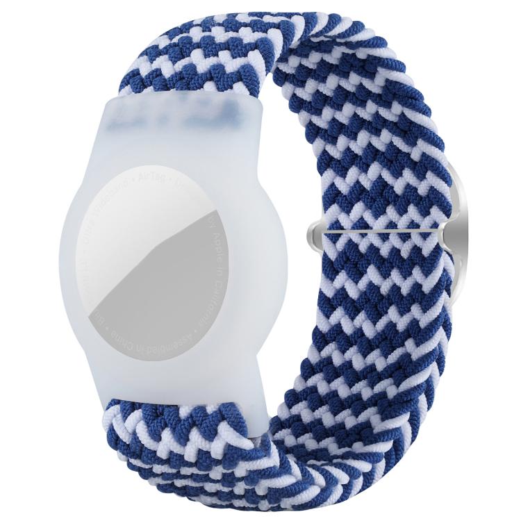 xDfind Adjustable Nylon Braided Watch Band Style Anti-lost Tracker Protective Cover, For AirTag 2nd Gen / AirTag 1st Gen