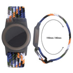 xDfind Adjustable Nylon Braided Watch Band Style Anti-lost Tracker Protective Cover, For AirTag 2nd Gen / AirTag 1st Gen