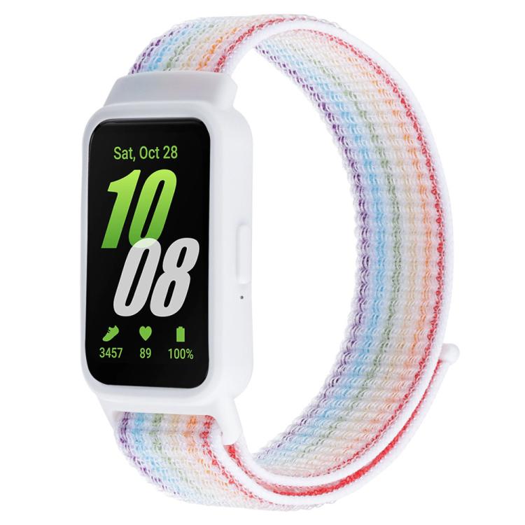 xDfind Watch Frame Integrated Nylon Hook and Loop Fastener Watch Band, For Samsung Galaxy Fit 3