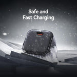 USAMS CC267 20W GaN USB-C / Type-C Port Mini Fast Charger, US Plug