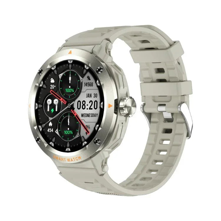 D13 2 in 1 Bluetooth Earphone Smart Call Watch, Support Bluetooth Call / NFC / Health Monitoring, Silicone Strap, 3-Bead Steel Strap, Milanese Steel Strap