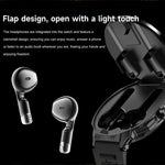 D13 2 in 1 Bluetooth Earphone Smart Call Watch, Support Bluetooth Call / NFC / Health Monitoring, Silicone Strap, 3-Bead Steel Strap, Milanese Steel Strap