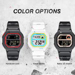 NORTH EDGE X1 Outdoor Single Display Square Waterproof Luminous Electronic Watch