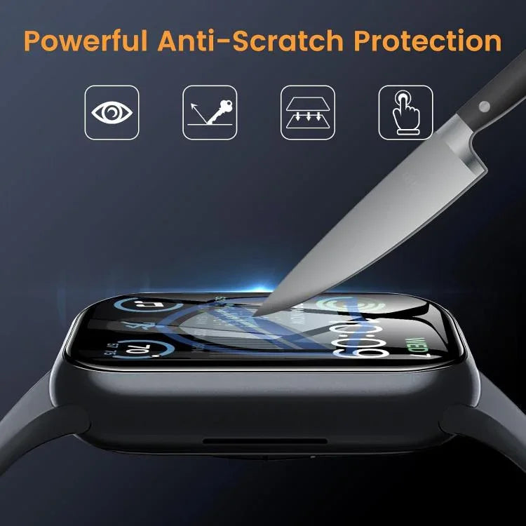Buckle Loop Nylon Watch Band with 3D Curved Film, For Apple Watch Series 10 46mm