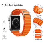 Buckle Loop Nylon Watch Band with 3D Curved Film, For Apple Watch Series 10 46mm