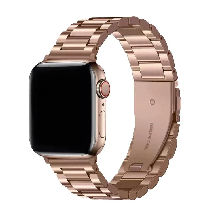 Three Beads Stainless Steel Watch Band with 3D Curved Film, For Apple Watch Series 42mm