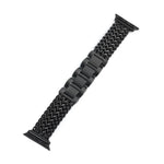 xDfind Herringbone Braided Stainless Steel Watch Band, For Apple Watch 42 / 44 / 45 / 46 / 49mm, For Apple Watch 38 / 40 / 41 / S10 42mm