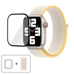 Basic Nylon Loop Watch Band with 3D Curved Film, For Apple Watch Series 41mm, For Apple Watch Series 38mm, For Apple Watch Series 42mm