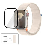 Basic Nylon Loop Watch Band with 3D Curved Film, For Apple Watch Series 41mm, For Apple Watch Series 38mm, For Apple Watch Series 42mm