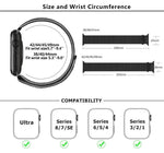 Basic Nylon Loop Watch Band with 3D Curved Film, For Apple Watch Series 41mm, For Apple Watch Series 38mm, For Apple Watch Series 42mm