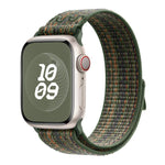 Nylon Loop Watch Band with 3D Curved Film, For Apple Watch Series 41mm, For Apple Watch Series 38mm, For Apple Watch Series 42mm