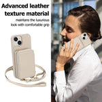 Crossbody Zipper RFID Card Bag Phone Case, For iPhone 15, For iPhone 14 / 13, For iPhone 14 Pro, For iPhone 14 Pro Max, For iPhone 13 Pro Max, For iPhone 13 Pro