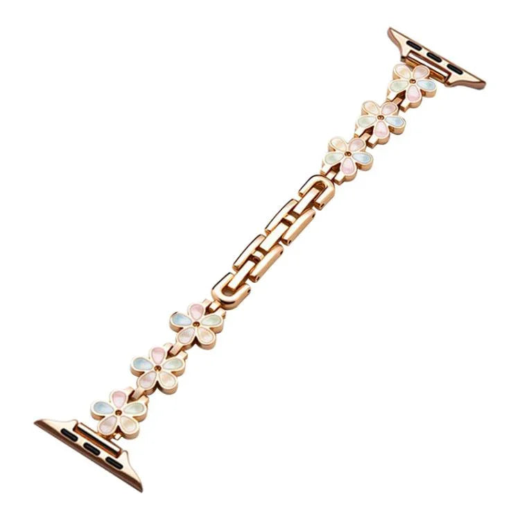 xDfind Sun Petal Metal Watch Band, For Apple Watch 42 / 44 / 45 / 46 / 49mm, For Apple Watch 38 / 40 / 41 / S10 42mm