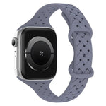 xDfind Butterfly Buckle Braid Silicone Watch Band, For Apple Watch 42 / 44 / 45 / 46 / 49mm, For Apple Watch 38 / 40 / 41 / S10 42mm