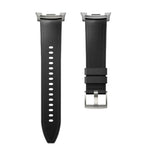 Silicone Leather Skin Watch Band with 3D Curved Film, For Samsung Galaxy Watch8 Classic 46mm, For Samsung Galaxy Watch8 44mm, For Samsung Galaxy Watch8 40mm