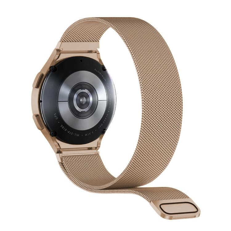 Milanese Magnetic Stainless Steel Watch Band with 3D Curved Film, For Samsung Galaxy Watch FE 40mm, For Samsung Galaxy Watch7 44mm, For Samsung Galaxy Watch7 40mm, For Samsung Galaxy Watch6 Classic 47mm, For Samsung Galaxy Watch6 44mm                  ...