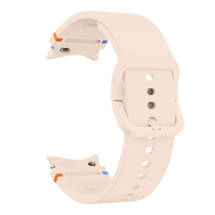 Plain Stitching Silicone Watch Band with 3D Curved Film, For Samsung Galaxy Watch6 44mm, For Samsung Galaxy Watch6 40mm, For Samsung Galaxy Watch6 Classic 43mm, For Samsung Galaxy Watch5 44mm