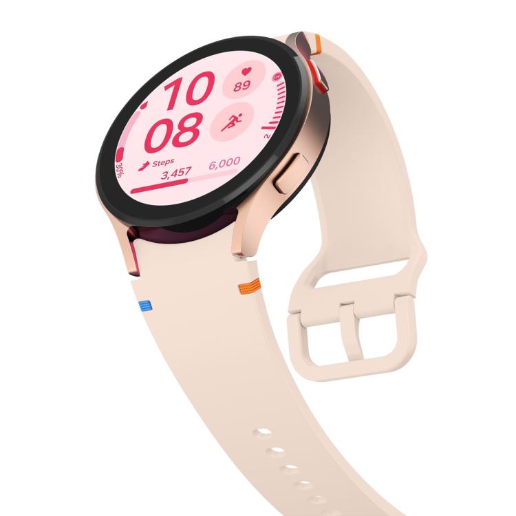 Plain Stitching Silicone Watch Band with 3D Curved Film, For Samsung Galaxy Watch5 Pro 45mm, For Samsung Galaxy Watch5 40mm, For Samsung Galaxy Watch4 44mm, For Samsung Galaxy Watch4 40mm