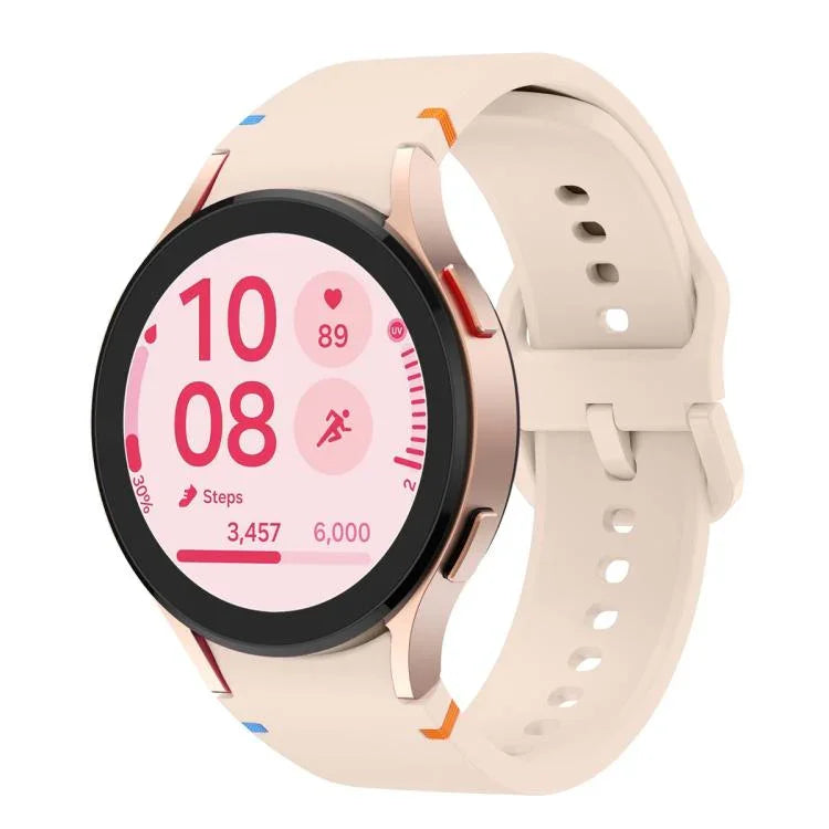 Plain Stitching Silicone Watch Band with 3D Curved Film, For Samsung Galaxy Watch4 Active 40mm, For Samsung Galaxy Watch4 Active 44mm