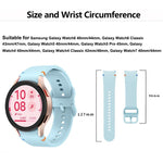 Plain Stitching Silicone Watch Band with 3D Curved Film, For Samsung Galaxy Watch FE 40mm, For Samsung Galaxy Watch7 44mm, For Samsung Galaxy Watch7 40mm, For Samsung Galaxy Watch6 Classic 47mm
