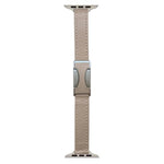 Magnetic Buckle 14mm Plain Genuine Leather Watch Band, For Apple Watch 46mm / 49mm / 45mm / 44mm, For Apple Watch 42mm / 41mm / 40mm / 38mm