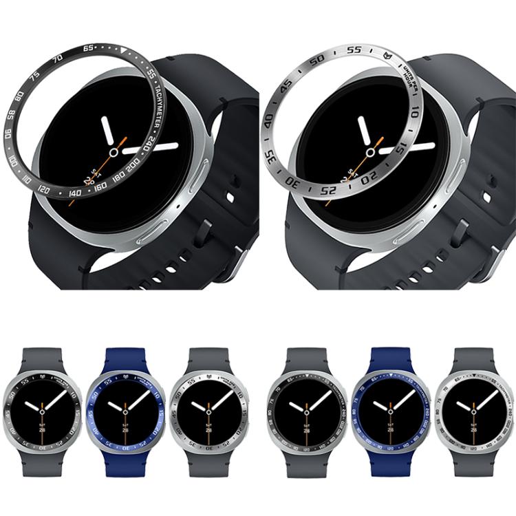 Smart Watch Protective Frame Metal Bezel Ring, Style: E Style, For Galaxy Watch9 / 8 44mm, For Galaxy Watch9 / 8 40mm, For Samsung Galaxy Watch8 Classic 46mm