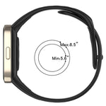 xDfind Press Button Sports Two Color Silicone Watch Band, For Redmi Watch 3