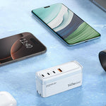 WK WP-U20 lceyon 140W GaN Multi-function Charger, EU Plug, UK Plug
