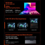 ONE-NETBOOK OneXPlayer X1 Air 10.95 inch Handheld Game Console, Windows 11 Intel Core Ultra 5 228V, 32GB+512GB, 32GB+1TB