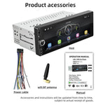 F6021 6.86 inch IPS Screen Car 1Din MP5 Player Support CarPlay & Android Auto, F6021