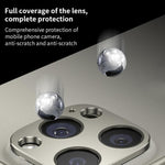 XDcase Titanium Alloy Hollow Camera Lens Protector, For iPhone 16 / 16 Plus
