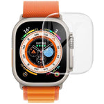 2pcs imak Curved Full Screen Hydrogel Film Protector, For Apple Watch Ultra 1/2/3 49mm
