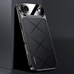 Plain Leather PC Phone Case, For iPhone 17 Pro Max, For iPhone 17 Pro, For iPhone 17, For iPhone Air