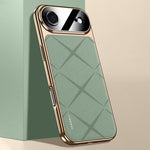 Plain Leather PC Phone Case, For iPhone 17 Pro Max, For iPhone 17 Pro, For iPhone 17, For iPhone Air