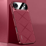 Plain Leather PC Phone Case, For iPhone 17 Pro Max, For iPhone 17 Pro, For iPhone 17, For iPhone Air
