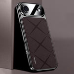 Plain Leather PC Phone Case, For iPhone 17 Pro Max, For iPhone 17 Pro, For iPhone 17, For iPhone Air