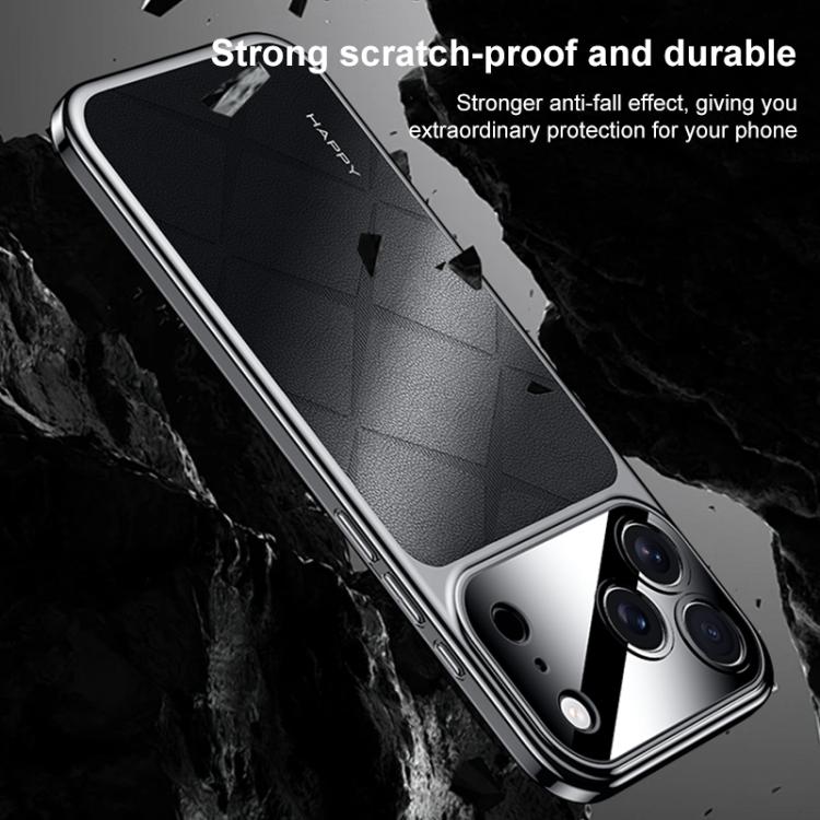 Plain Leather PC Phone Case, For iPhone 17 Pro Max, For iPhone 17 Pro, For iPhone 17, For iPhone Air