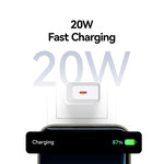 USAMS CC325 T69 PD 20W USB-C / Type-C Single Port Fast Charger, CC325