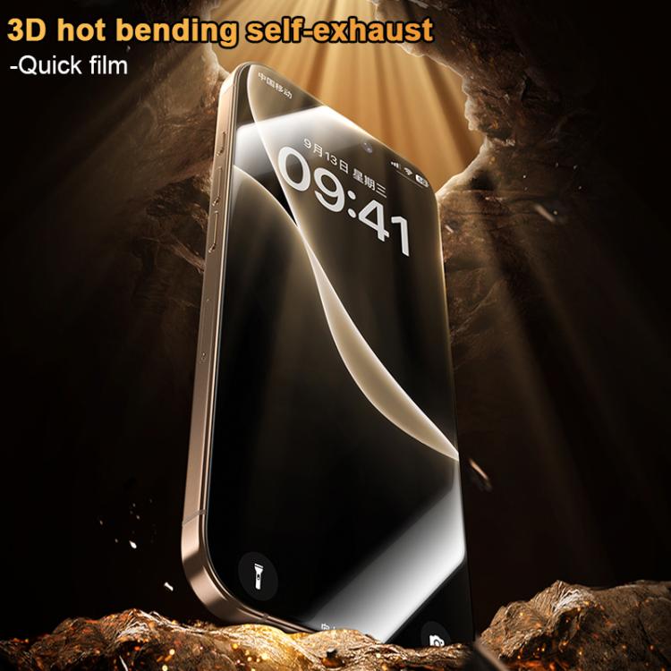 Benks King Kong Corning Hot-bend Full-glue HD Tempered Film Quick-attach Version, For iPhone 17 Pro Max, For iPhone 17 Pro, For iPhone 17