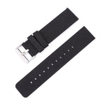 Stainless Steel Pin Buckle Nylon Woven Canvas Watch Band, 16mm, 18mm